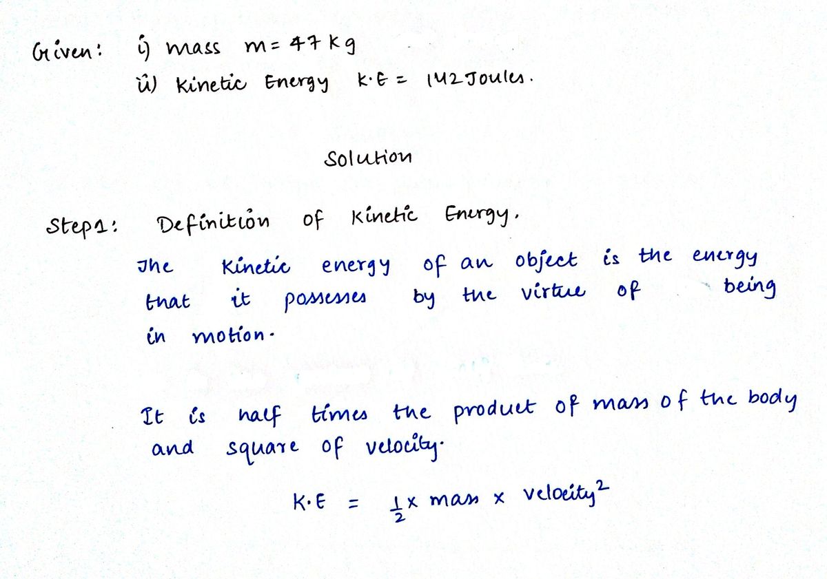 Physics homework question answer, step 1, image 1